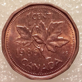 Canada 1 Cent 1982-1989 KM#132