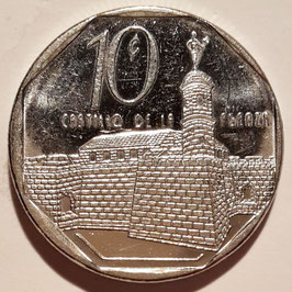 Cuba 10 Centavos 1996-Date (coin alignment) KM#576.2