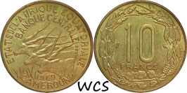 Equatorial African States 10 Francs 1969 KM#2a XF