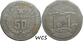 Madagascar 50 Ariary 1992 KM#20 VF