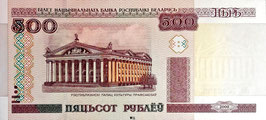 Belarus 500 Rubles 2000 (2011) P.27b UNC