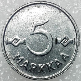 Finland 5 Markkaa 1952-1953 KM#37