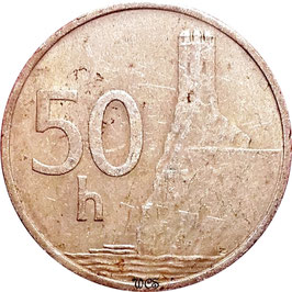 Slovakia 50 Halierov 1993-1995 KM#15