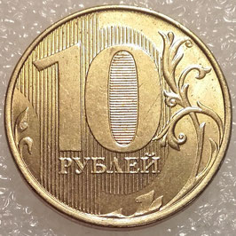 Russia 10 Rubles 2009-2015 Y#998