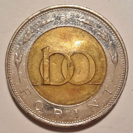 Hungary 100 Forint 1996-2011 KM#721