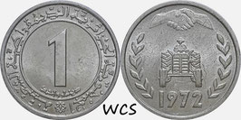 Algeria 1 Dinar 1972 (FAO) KM#104.2 XF (2)