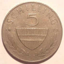 Austria 5 Schilling 1968-2001 KM#2889a