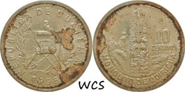 Guatemala 10 Centavo 1998 KM#277.6 F