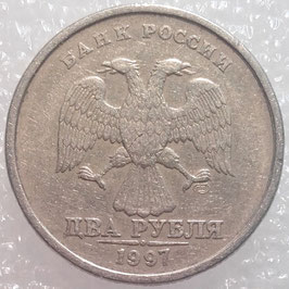 Russia 2 Rubles 1997-2001 Y#605