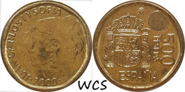 Spain 500 Pesetas 2000 KM#924 UNC