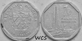 Cuba 1 Centavo 2001 (Convertible Peso) KM#733 XF