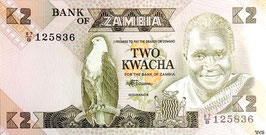 Zambia 2 Kwacha 1986-88 P.24c Series 87/B