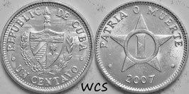 Cuba 1 Centavo 2007 KM#33.3 UNC