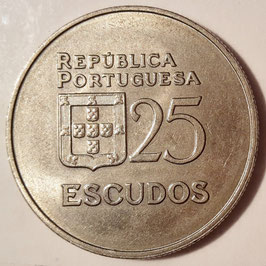 Portugal 25 Escudos 1980-1986 KM#607a