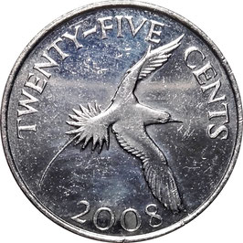 Bermuda 25 Cents 1999-2020 KM#110