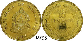 Honduras 10 Centavos 2006 KM#76.4 UNC (MS63+)