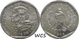Guatemala 1 Centavo 1999 KM#282