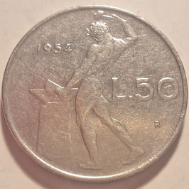 Italy 50 Lire 1954-1989 KM#95.1