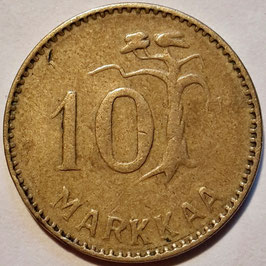 Finland 10 Markkaa 1952-1962 KM#38