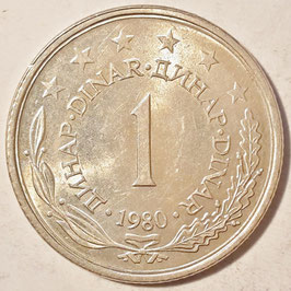 Yugoslavia 1 Dinar 1973-1981 KM#59