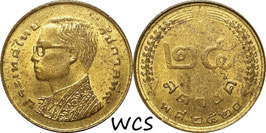 Thailand 25 Satang 1977 (2520) Y#109 XF