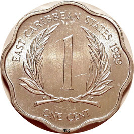 East Caribbean States 1 Cent 1981-2001 KM#10