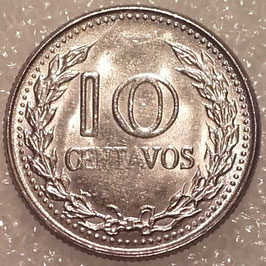 Colombia 10 Centavos 1969-1971 KM#236