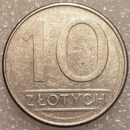 Poland 10 Zlotych 1984-1988 Y#152.1