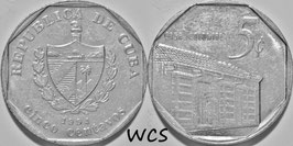 Cuba 5 Centavos 1994-2018 KM#575
