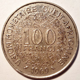 West African States 100 Francs 1967-2009 KM#4