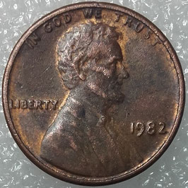 USA 1 Cent 1982 KM#201a