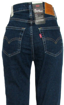 Levi's 720 Dunkelblau High Rise Super Skinny Damen Jeans