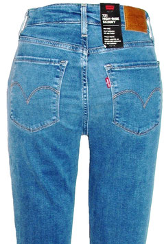 Levi's 721 High Rise Skinny Jeans Mittelblau
