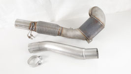 ISR CAST Downpipe für VAG 1.8-2.0TSI (für Euro 6 Modelle) mit Allradantrieb mit EWG Zulassung