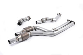 F80 M3 Downpipes mit 200 Zellen Motorsport Kat Milltek