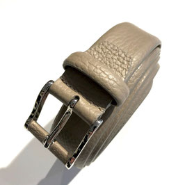 Jungstier-Leder Gürtel LEON beige