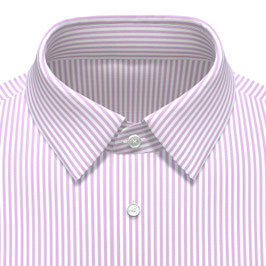 WS #30 | Hemd Streifen Pin Point rosa