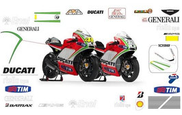 グラフィックステッカー MotoGP 2012 DUCATI
