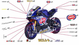 グラフィックステッカー WSBK 2016 YAMAHA