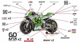 グラフィックステッカー MotoGP 2013 HONDA グレシーニ