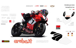 グラフィックステッカー WSBK 2019 DUCATI ラグナ セカ