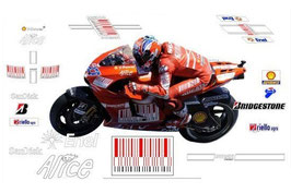 グラフィックステッカー MotoGP 2009 DUCATI