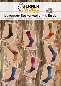 Socken nach Wunsch mit Ferner Ferner Lungauer mit Seide