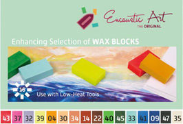 Enhansing encaustic wasblokjes