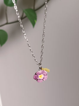 FIORELLA  viola collana