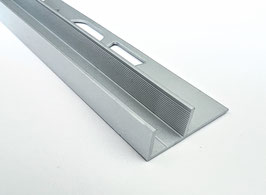 Fliesen-U-Winkelprofil für 10 mm Glas; Aluminium silber matt eloxiert; Typ PP-TGU14; Art.Nr. 67762