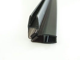 schwarze Tür-Magnetdichtung 90° (1 Paar), für 6 und 8 mm universal, Art.Nr. 6072-B/6082-B