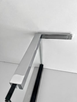 Glas-Wand 90° Winkelstabilisator für Glastrennwand ohne Glasbohrung, Art.Nr. C500