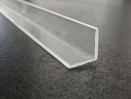 Plexiglas-L-Winkelprofil 10x10 mm oder 15x15 mm oder 20x20 mm, Art.Nr. 8070/8080/8120