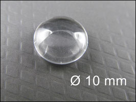 10 x Glas Cabochons / Halbperlen Kreis Rund mit Ø 10 mm
